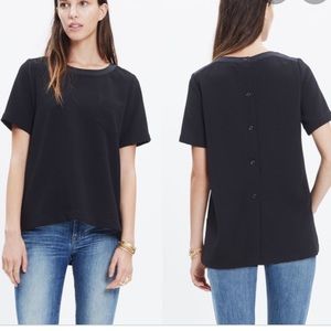 Madewell Womens Black “Industry” top. XS. EUC.